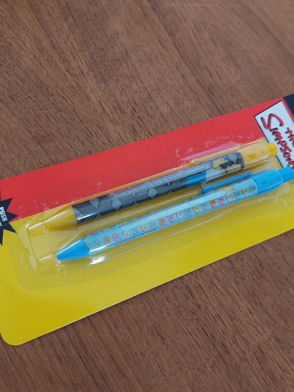 y2k era The Simpsons quote pens #simpsons #cartoon #pens vintage 2007 collectibl